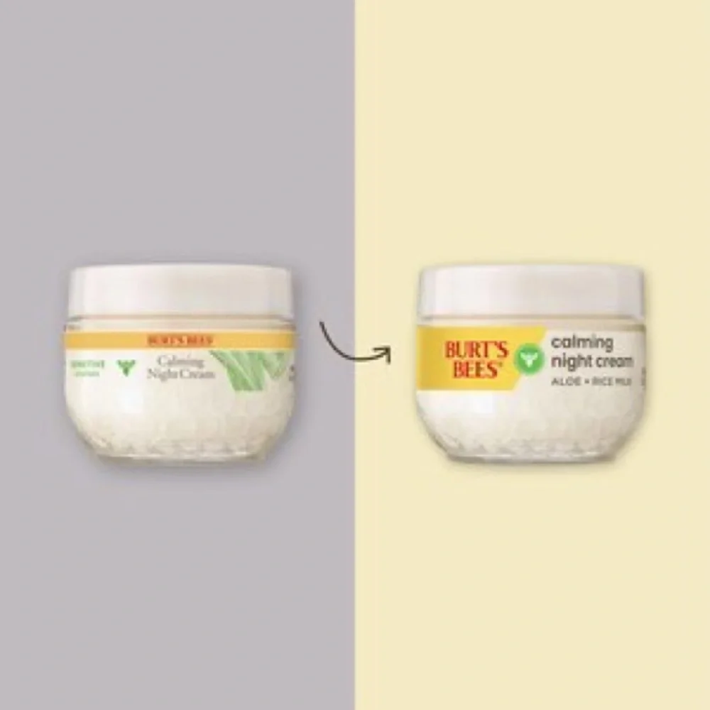 BURT’S BEES Night Cream for Sensitive Skin, NEW